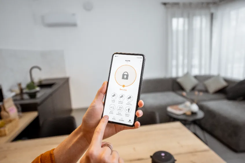 Security If you need to leave your house empty for a few days, then smart lighting can be easily programmed to mimic your daily routine so that it looks as though someone’s home. You can also link your silent alarm or motion-sensor CCTV to your smartphone